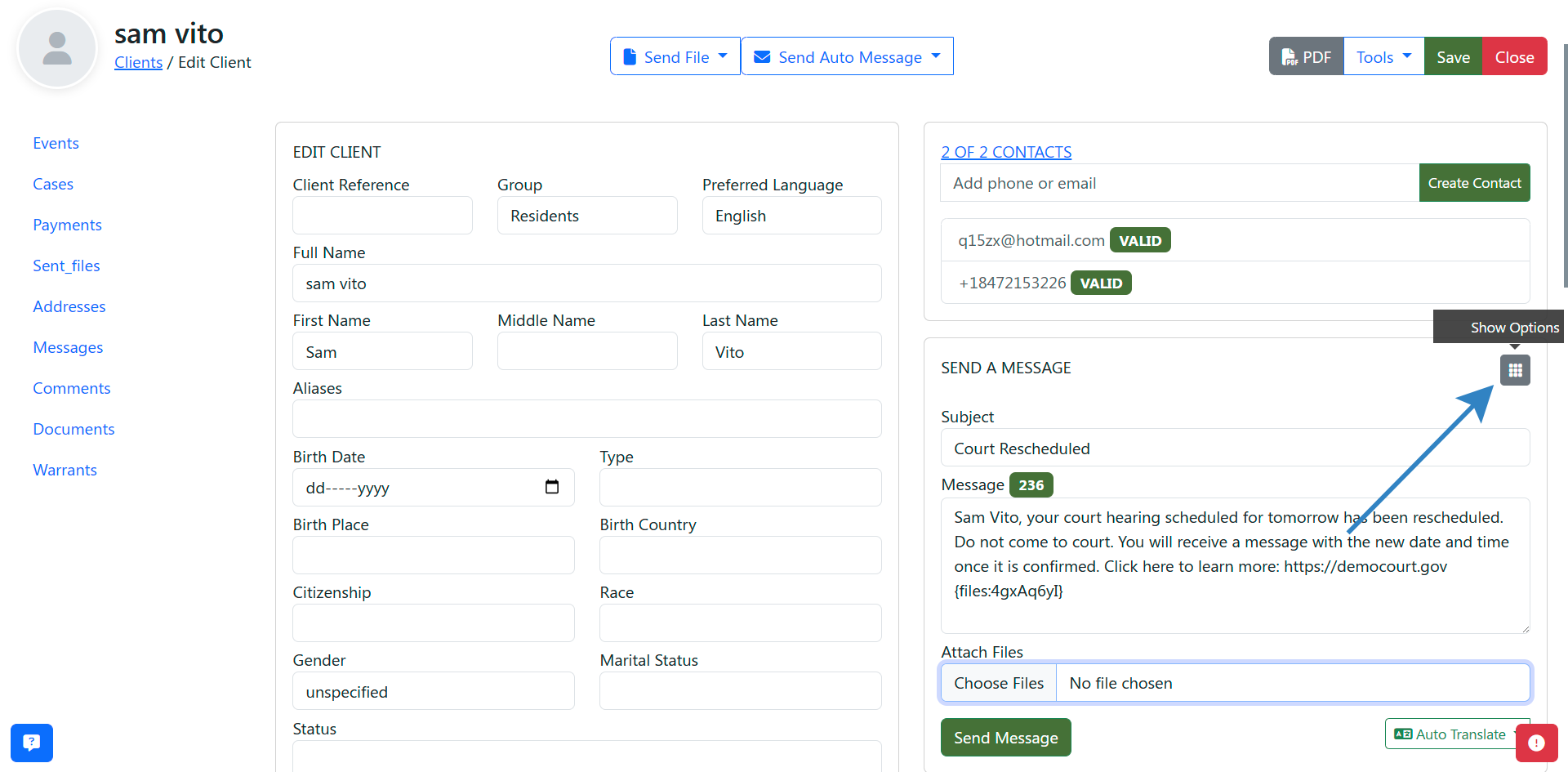 Click Dialpad to see more option